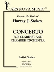 Concerto for Clarinet and Chamber Orchestra Orchestra sheet music cover